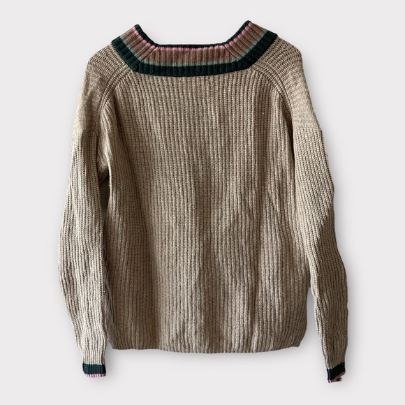 Madewell • Tipped Forrest V-Neck Sweater - Picture 5 of 10